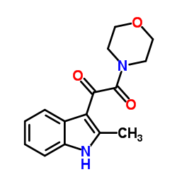 1-(2-METHYL-1H-INDOL-3-YL)-2-MORPHOLINO-1,2-ETHANEDIONE Structure