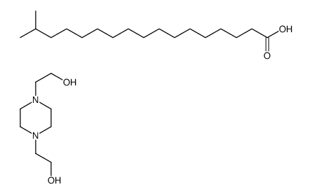 isooctadecanoic acid, compound with piperazine-1,4-diethanol (1:1)结构式