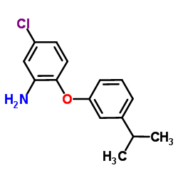 5-Chloro-2-(3-isopropylphenoxy)aniline结构式