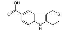 1,2,4,9-TETRAHYDRO-3-THIA-9-AZA-FLUORENE-6-CARBOXYLIC ACID结构式