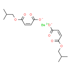 barium isobutyl maleate structure