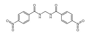 N,N'-bis(p-nitrobenzoyl)methanediamine结构式