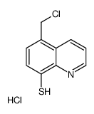 5-(chloromethyl)quinoline-8-thiol,hydrochloride Structure