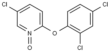 5-Chloro-2-(2,4-dichlorophenoxy)pyridine 1-oxide Structure