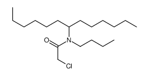 N-butyl-2-chloro-N-tridecan-7-ylacetamide结构式