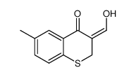 6-methyl-2,3-dihydro-3-(hydroxymethylene)-4H-1-benzothiopyran-4-one Structure