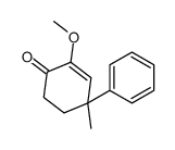 2-methoxy-4-methyl-4-phenylcyclohex-2-en-1-one Structure