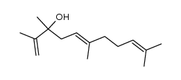 (E)-2,3,6,10-tetramethyl-1,5,9-undecatriene-3-ol Structure