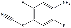 2,5-二氟-4-氰硫基苯胺结构式