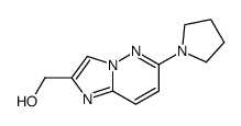 (6-pyrrolidin-1-ylimidazo[1,2-b]pyridazin-2-yl)methanol结构式