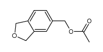 1,3-dihydro-2-benzofuran-5-ylmethyl acetate Structure