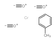 (TOLUENE)TRICARBONYLCHROMIUM Structure