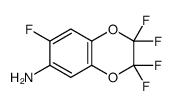 2,2,3,3,7-Pentafluoro-2,3-dihydro-1,4-benzodioxin-6-amine Structure