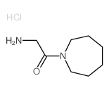 2-Amino-1-(1-azepanyl)-1-ethanone hydrochloride结构式