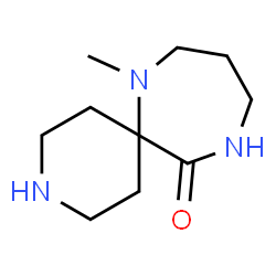 7-Methyl-3,7,11-triazaspiro[5.6]dodecan-12-one结构式