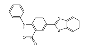 (4-benzothiazol-2-yl-2-nitrophenyl)phenylamine Structure