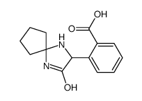 2-(3-Oxo-1,4-diazaspiro[4.4]non-2-yl)benzoic acid structure