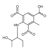 4-(2-hydroxypentan-3-ylamino)-2-methyl-3,5-dinitrobenzoic acid Structure