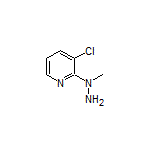 3-Chloro-2-(1-methylhydrazino)pyridine Structure