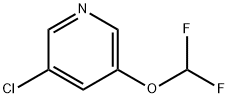 3-chloro-5-(difluoromethoxy)-Pyridine Structure