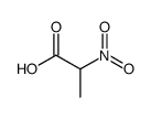 Propanoic acid, 2-nitro- (9CI) structure