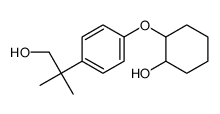 2-[4-(1-hydroxy-2-methylpropan-2-yl)phenoxy]cyclohexan-1-ol Structure