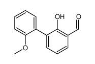 2-hydroxy-3-(2-methoxyphenyl)benzaldehyde Structure