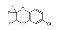 6-chloro-2,2,3-trifluoro-3H-1,4-benzodioxine结构式