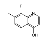 8-fluoro-7-methyl-1H-quinolin-4-one结构式