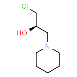 (R)-1-chloro-3-(piperidin-1-yl)propan-2-ol structure