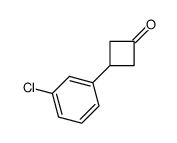 3-(3-氯苯基)环丁烷酮结构式