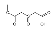 2-[(S)-(2-methoxy-2-oxoethyl)sulfinyl]acetic acid Structure