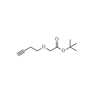 tert-Butyl2-(but-3-yn-1-yloxy)acetate structure