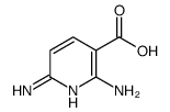 3-Pyridinecarboxylicacid,2,6-diamino-(9CI)结构式