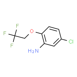 5-Chloro-2-(2,2,2-trifluoroethoxy)aniline Structure