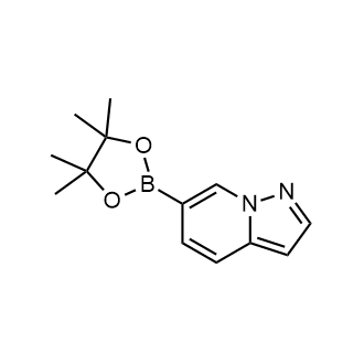 6-(4,4,5,5-Tetramethyl-1,3,2-dioxaborolan-2-yl)pyrazolo[1,5-a]pyridine Structure