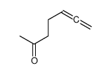 5,6-Heptadien-2-one (8CI,9CI) Structure