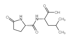 pyroglutamylleucine Structure