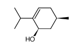 (1R,3R)-4-menthen-3-ol结构式