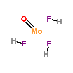 Molybdenum trifluoride oxide Structure