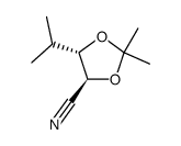 L-threo-Pentononitrile, 4,5-dideoxy-4-methyl-2,3-O-(1-methylethylidene)- (9CI) structure