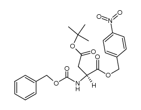 Z-L-Asp(β-O-t-Bu)-ONb结构式