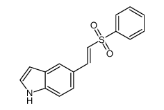 5-[(2-phenylsulfonyl)ethenyl]-1H-indole Structure