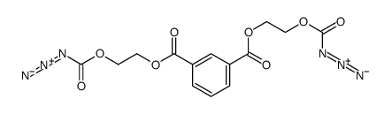 bis[2-(azidoformyloxy)ethyl] isophthalate structure