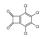 2,3,4,5-tetrachlorobicyclo[4.2.0]octa-1(6),2,4-triene-7,8-dione结构式