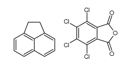 tetrachloro-phthalic acid-anhydride, compound with acenaphthene Structure