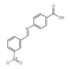 Benzoic acid,4-[[(3-nitrophenyl)methylene]amino]- picture