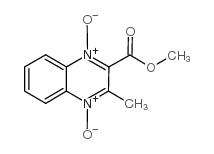 2-Quinoxalinecarboxylicacid, 3-methyl-, methyl ester, 1,4-dioxide结构式