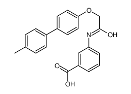 3-[[2-[4-(4-methylphenyl)phenoxy]acetyl]amino]benzoic acid Structure