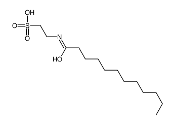 2-[(1-oxododecyl)amino]ethanesulphonic acid structure